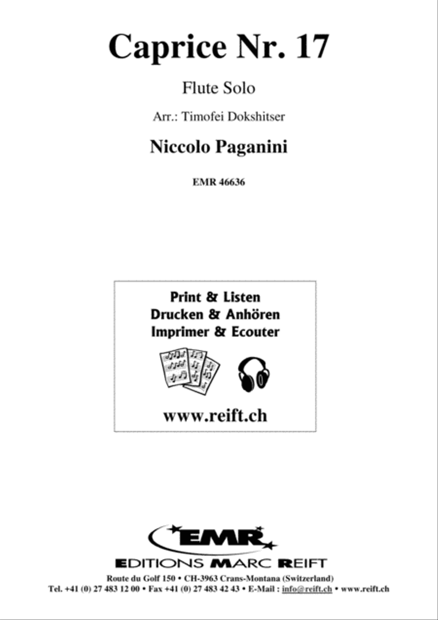 Caprice No. 17 Caprice No. 17 Flute Solo scores gallery preview page 2