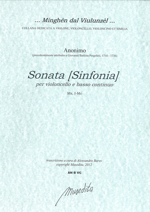 Book cover for Sonata [Sinfonia](Ms, I-Mc)