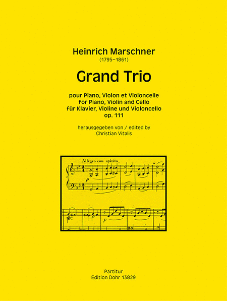 Grand Trio pour Piano, Violon et Violoncelle g-Moll op. 111