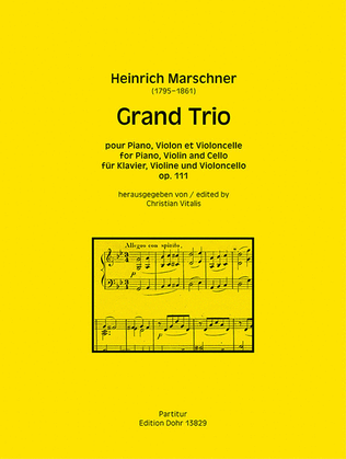 Grand Trio pour Piano, Violon et Violoncelle g-Moll op. 111