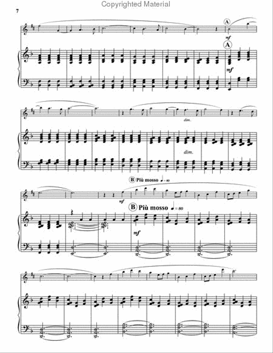 Sonata for Saxophone Sonata for Saxophone Piano Accompaniment scores gallery preview page 4