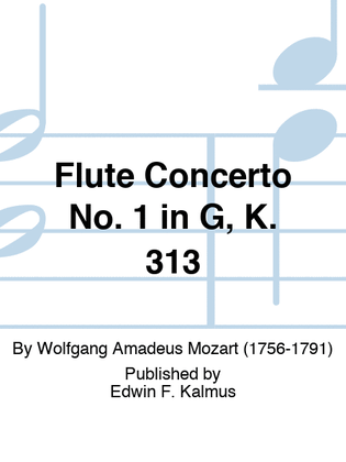 Book cover for Flute Concerto No. 1 in G, K. 313
