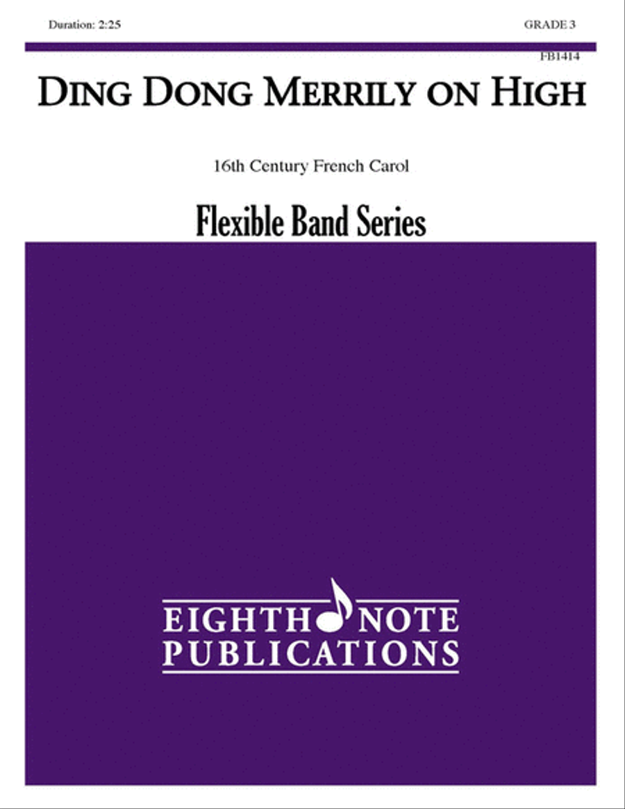 Ding Dong Merrily on High Concert Band scores gallery preview page 1