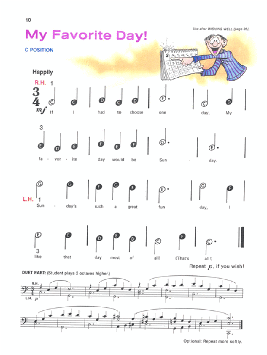 Alfred's Basic Piano Course Recital Book, Level 1A Piano Method scores gallery preview page 6