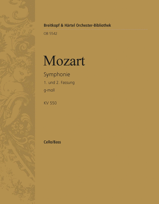 Symphony [No. 40] in G minor K. 550