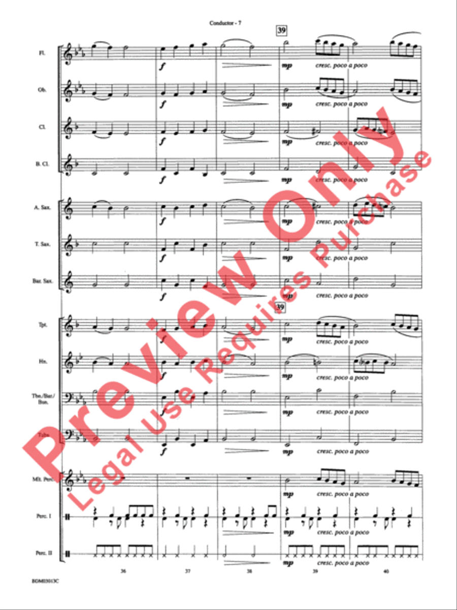 Angels We Have Heard on High Concert Band scores gallery preview page 10