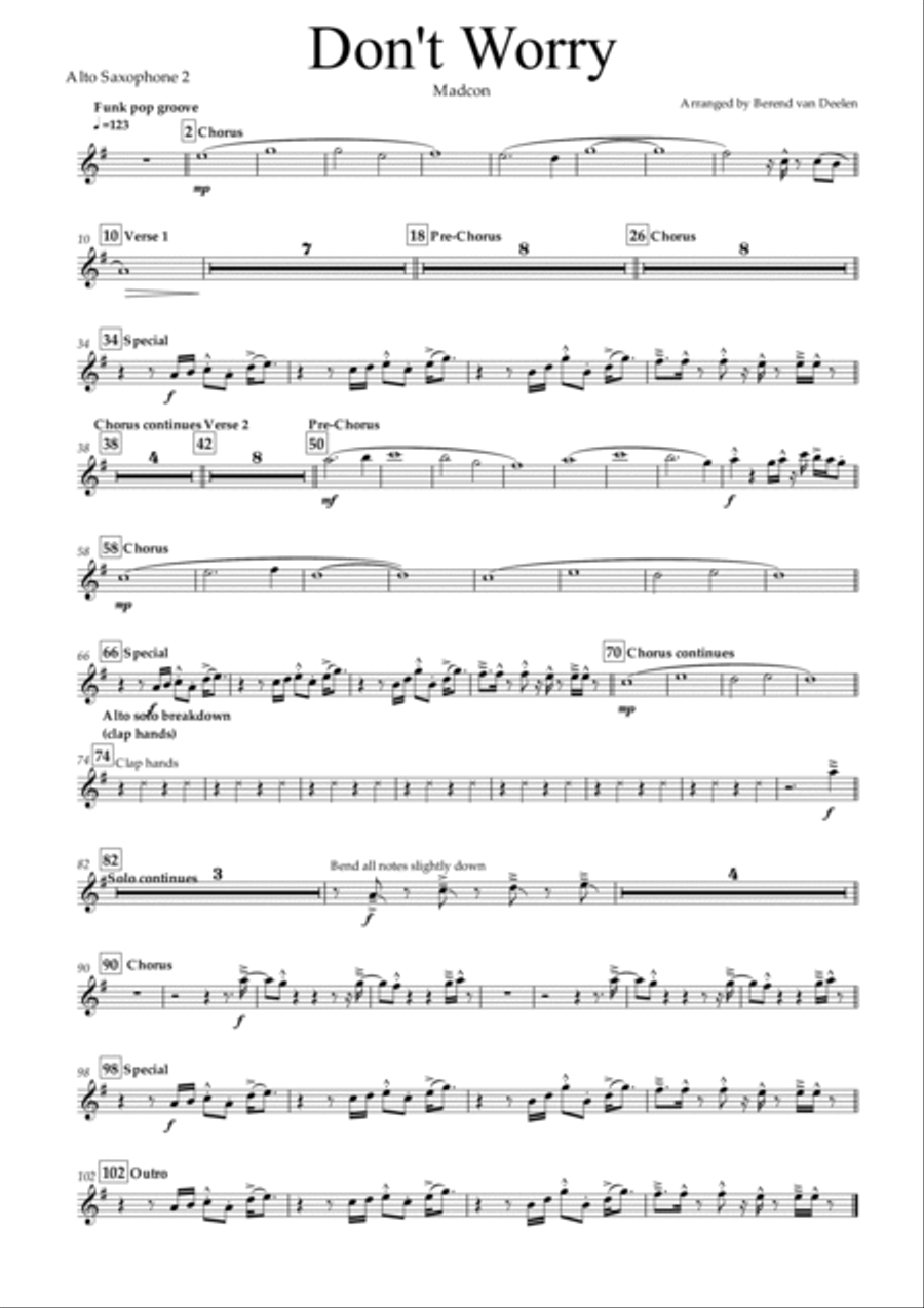Don't Worry Jazz Ensemble scores gallery preview page 3