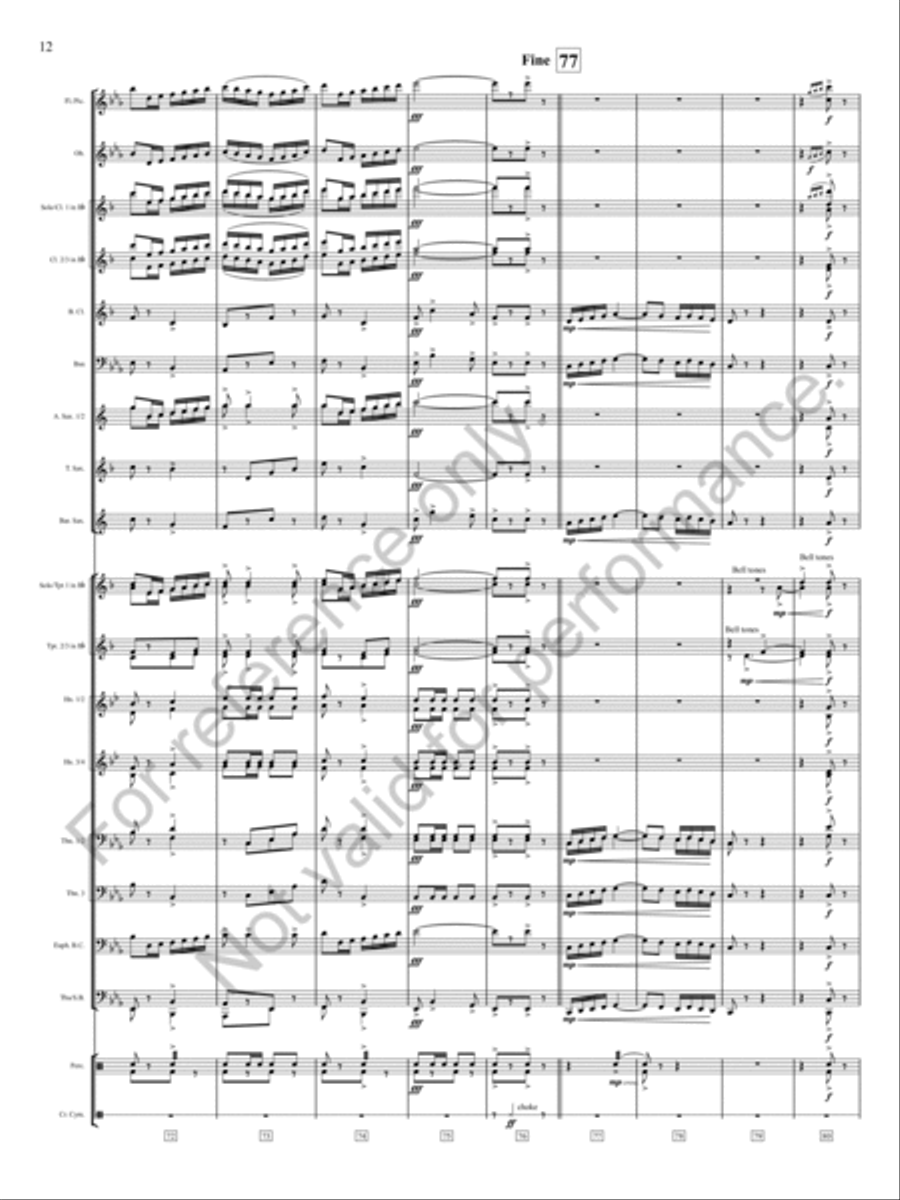 Marche Triumphant Marche Triumphant Concert Band scores gallery preview page 13