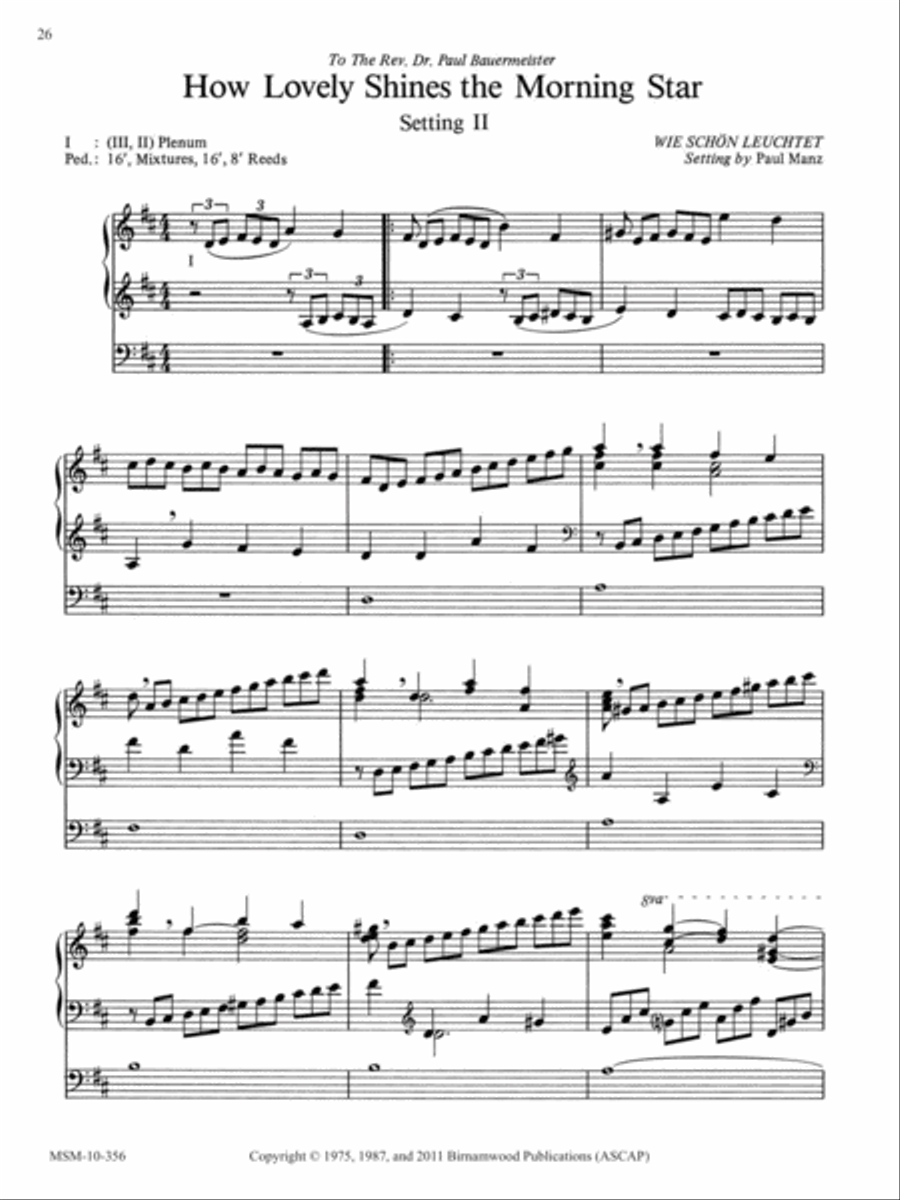 Ten Chorale Improvisations, Set 6 Organ scores gallery preview page 11