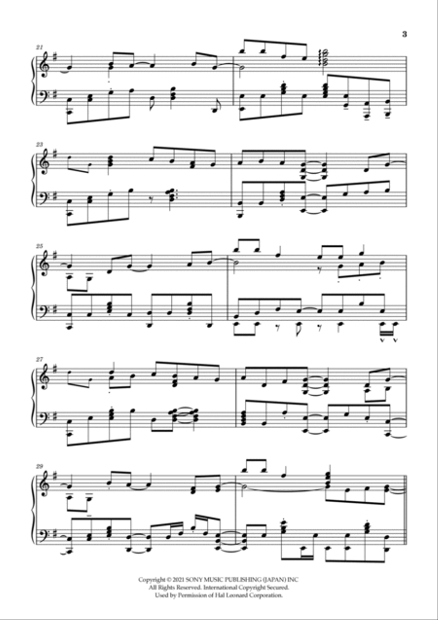 Iro Kousui Piano Solo scores gallery preview page 3
