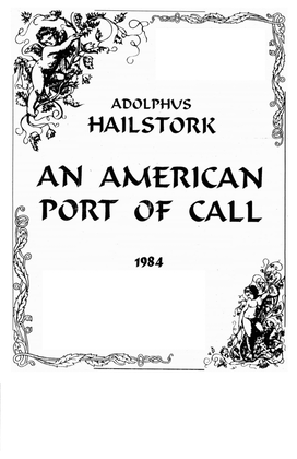Book cover for An American Port Of Call