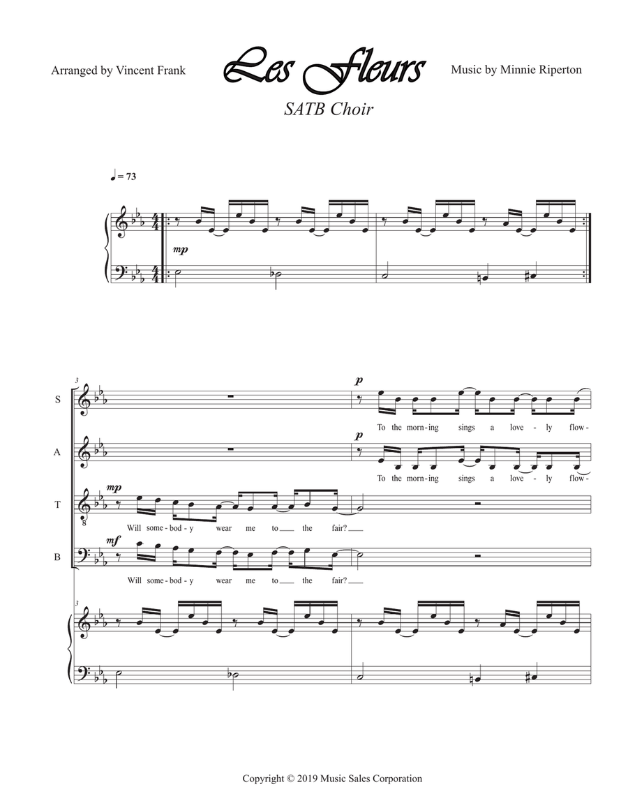Les Fleur 4-Part scores gallery preview page 2