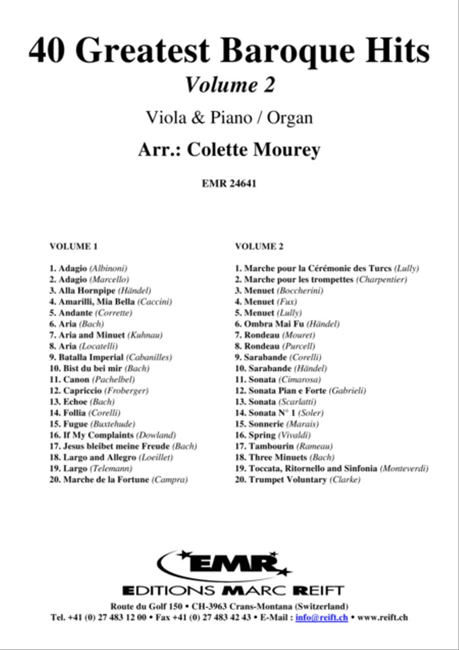 40 Greatest Baroque Hits Volume 2 image number null