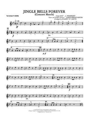 Jingle Bells Forever (Concert March): 1st & 2nd F Horns