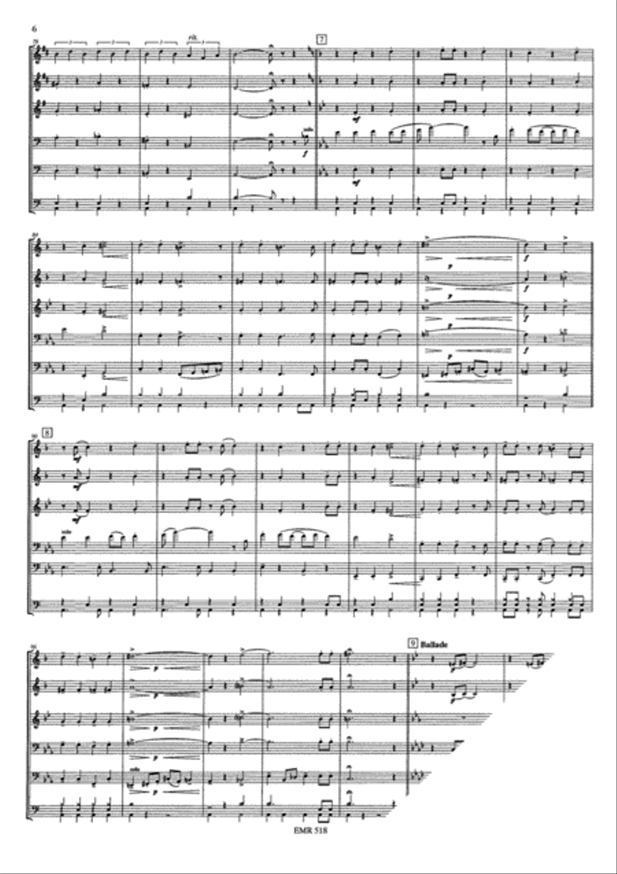 Wonderful Gershwin Brass Ensemble scores gallery preview page 14