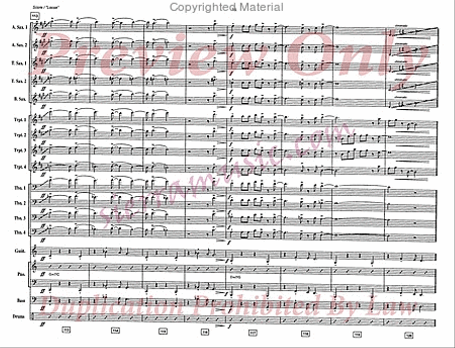Loose Loose Big Band scores gallery preview page 16