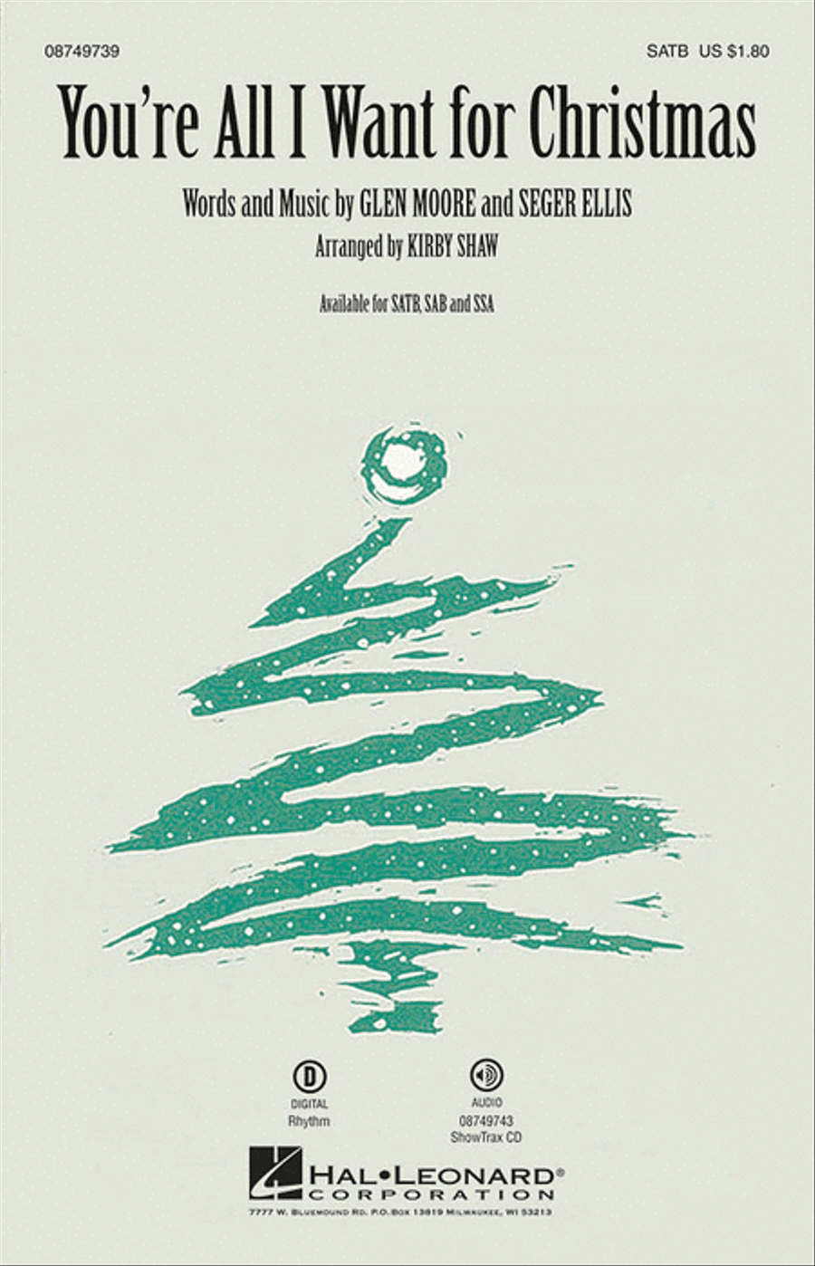You're All I Want for Christmas Choir scores gallery preview page 1