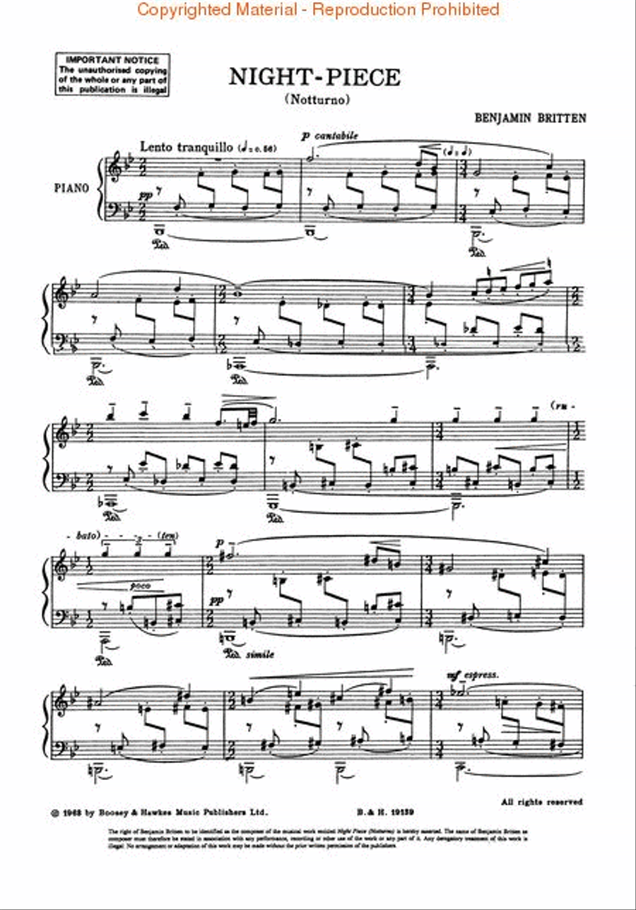 Night-Piece (Notturno) Night-Piece (Notturno) Piano Solo scores gallery preview page 2