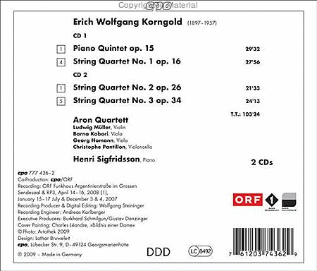 String Quartets 1-3; Piano Quintet