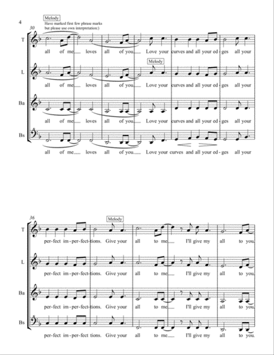 All Of Me SA scores gallery preview page 4