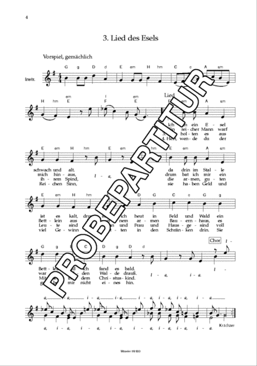 Tierlieder an der Krippe Tierlieder an der Krippe Children's Choir scores gallery preview page 5