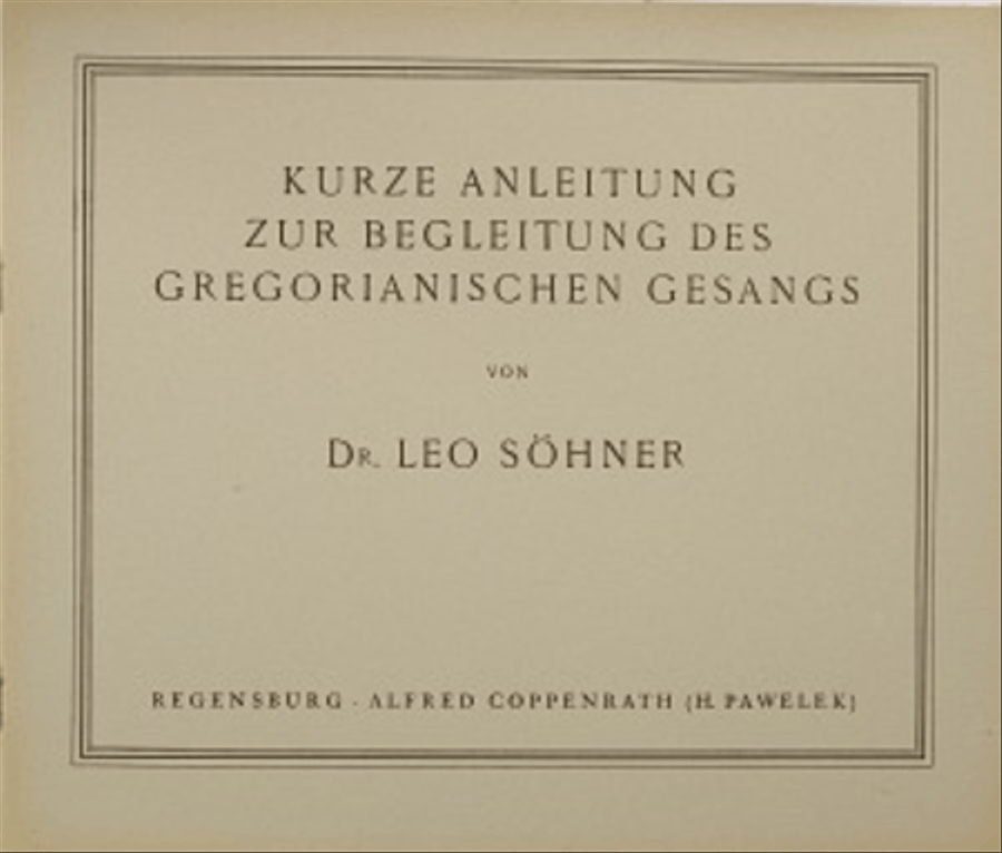 Kurze Anleitung zur Begleitung des Gregorianischen Gesang Teacher Editions scores gallery preview page 1