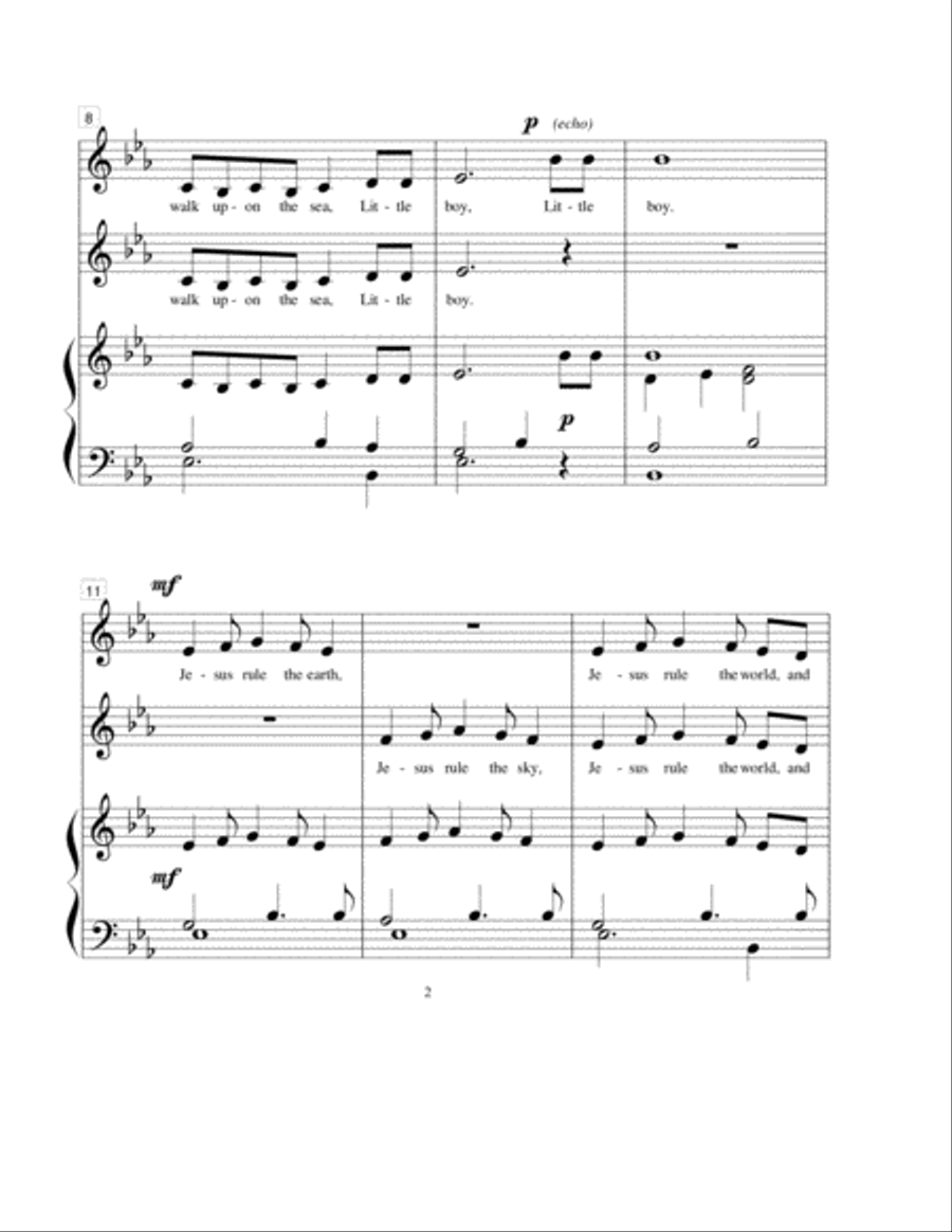 Born to Rule - 2 part choral 2-Part scores gallery preview page 2