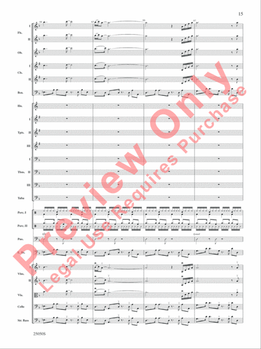 The Children of Sanchez The Children of Sanchez Full Orchestra scores gallery preview page 16