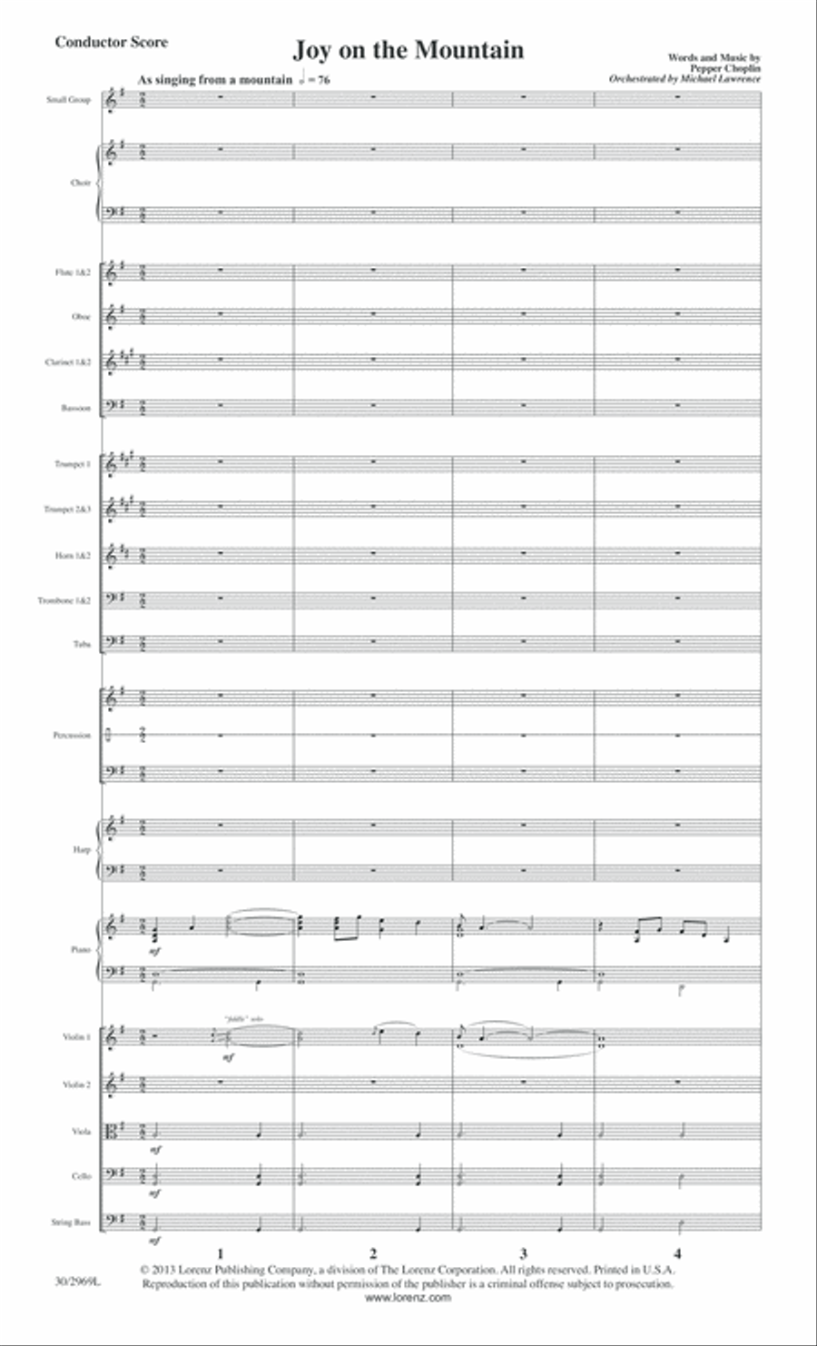 The Heart of Christmas - Full Score Choir scores gallery preview page 130