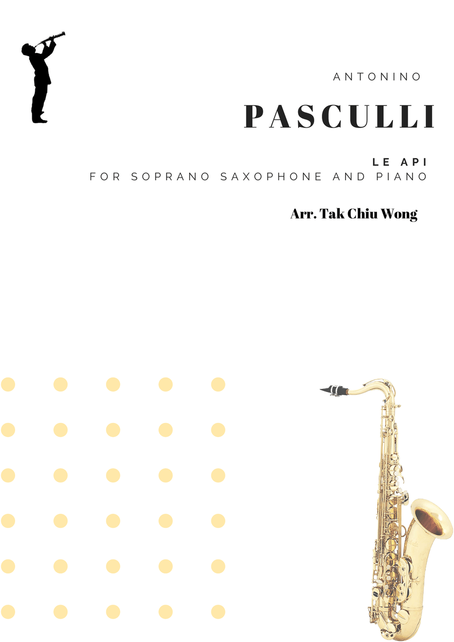 Le Api arranged for Soprano Saxophone and Piano Soprano Saxophone scores gallery preview page 1