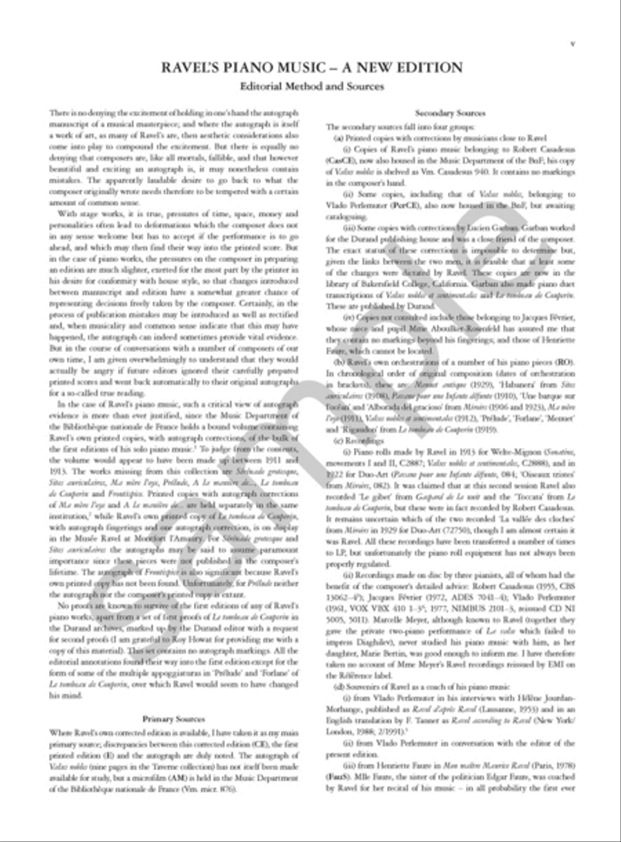 Gaspard de la nuit Gaspard de la nuit Piano scores gallery preview page 3