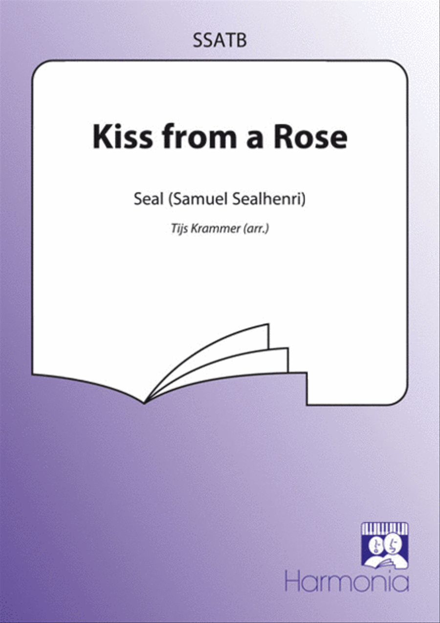 Kiss from a rose SSATB scores gallery preview page 1