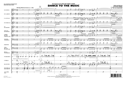 Dance To The Music - Conductor Score (Full Score)