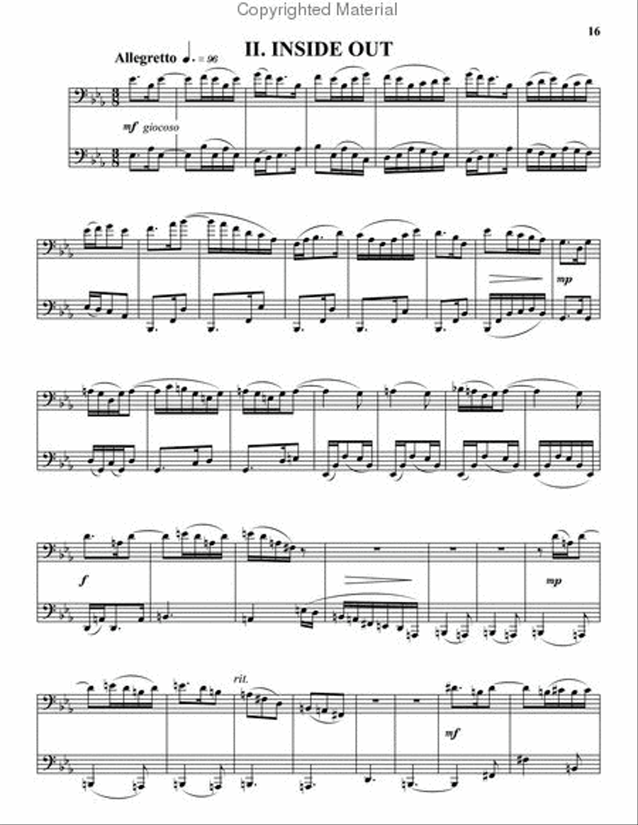Duets for Euphonium and Tuba Brass Duet scores gallery preview page 5
