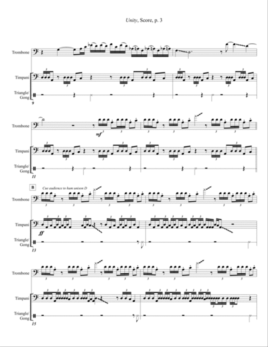 Unity Trombone Duet scores gallery preview page 3