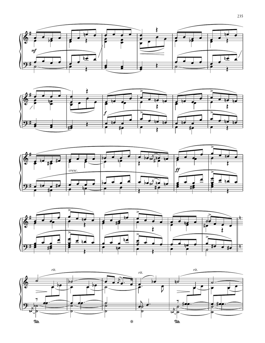 Arabesque, Op. 18 Piano Solo scores gallery preview page 4