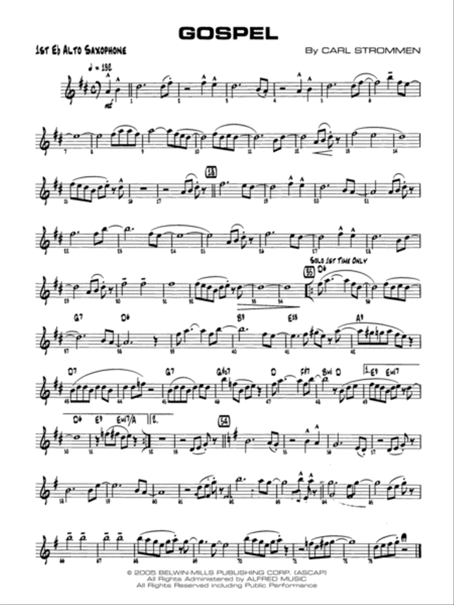 Gospel jazz instrumental saxophone discount