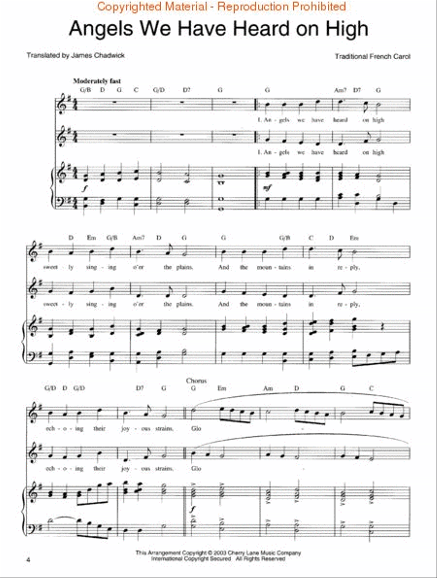 Christmas Carols for Vocal Duet Piano, Vocal, Guitar scores gallery preview page 2