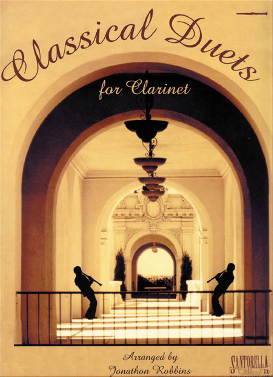 Classical Duets for Clarinet with CD Woodwind Duet scores gallery preview page 1