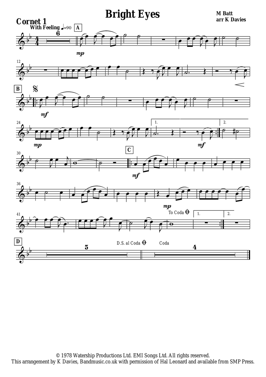Bright Eyes Bright Eyes Small Ensemble scores gallery preview page 2