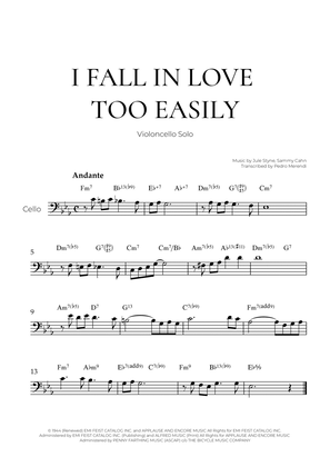 I Fall In Love Too Easily