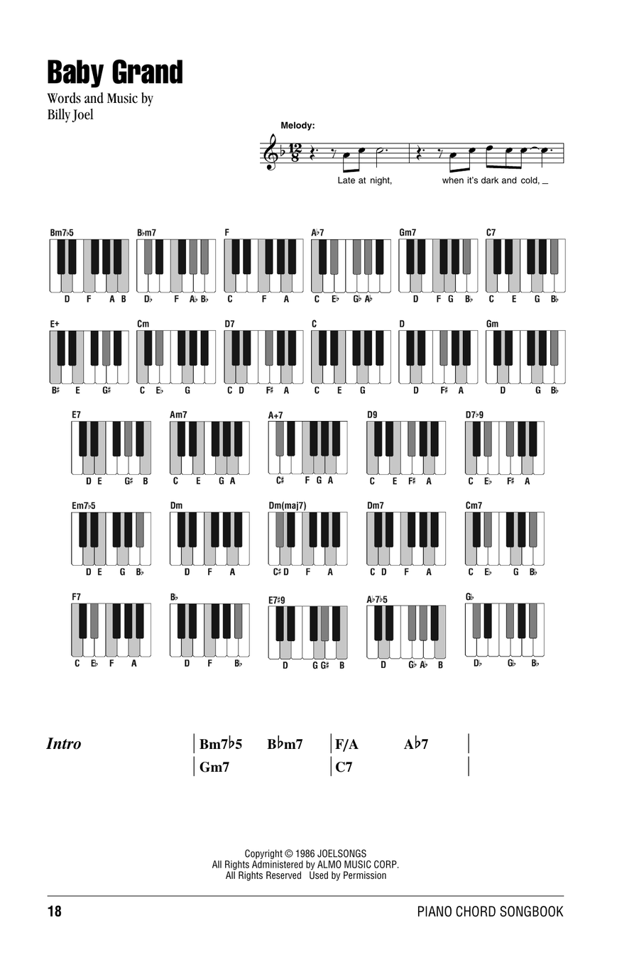 Baby Grand Baby Grand Piano scores gallery preview page 1