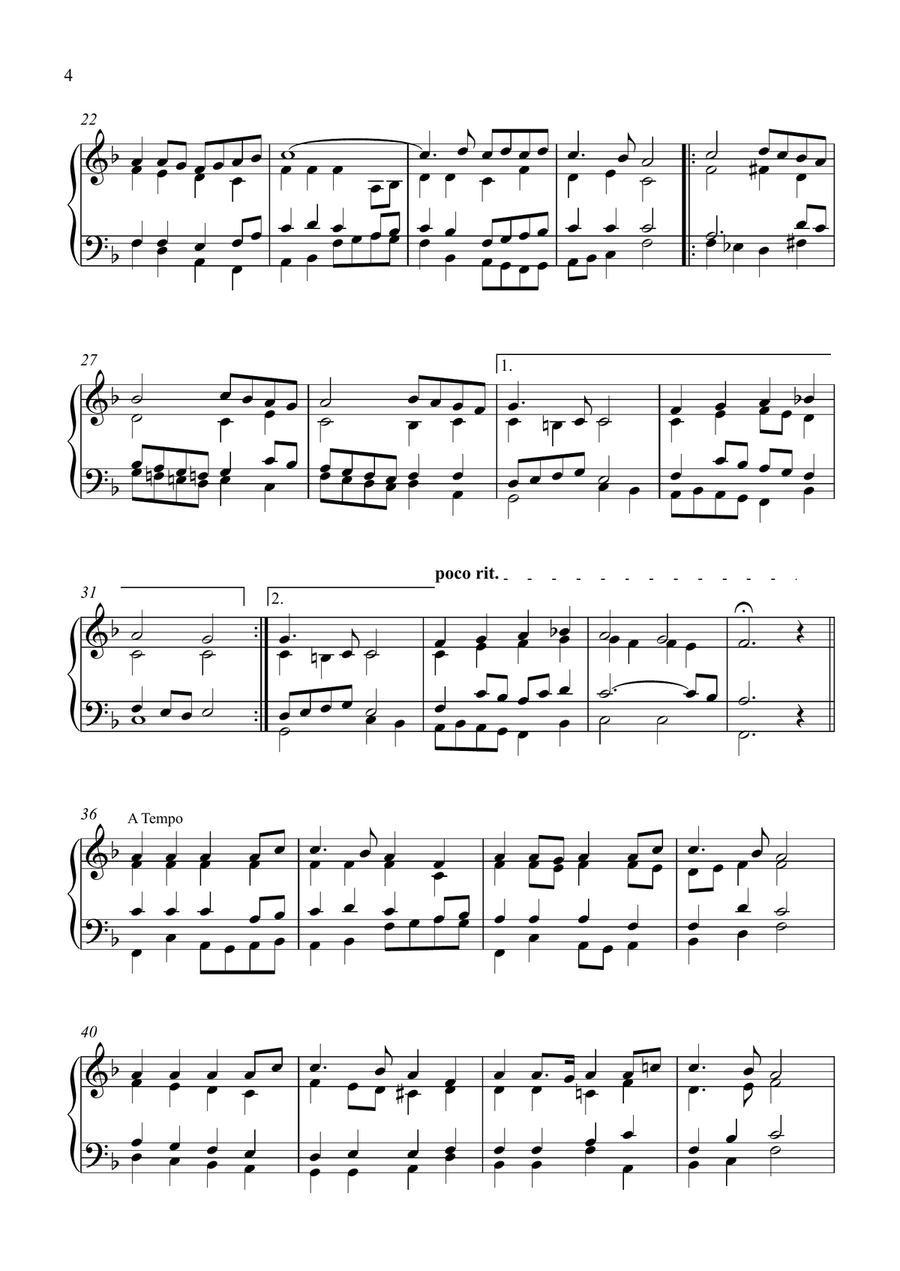 10 Christmas Carol Favourites for Flute Trio and Piano Small Ensemble scores gallery preview page 4
