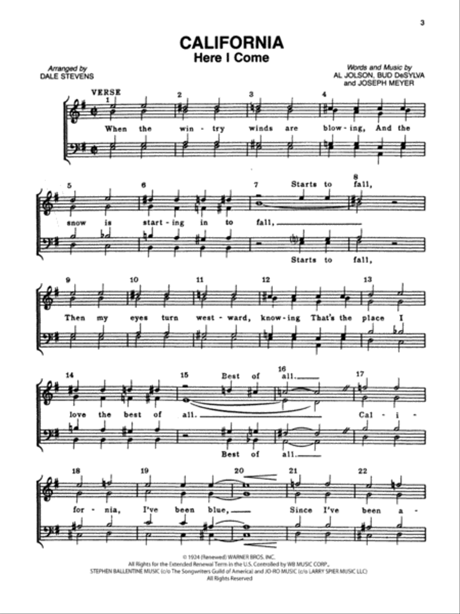 Best of Barber Shop A Cappella scores gallery preview page 3