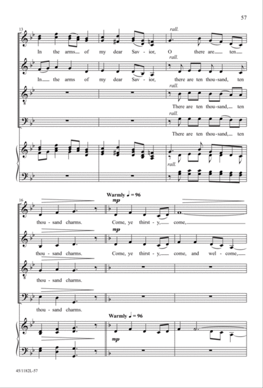 All Around A Cappella 4-Part scores gallery preview page 43
