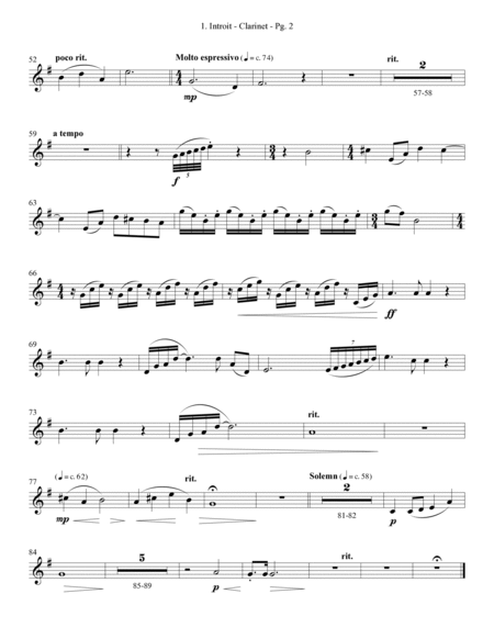 Requiem - Bb Clarinet
