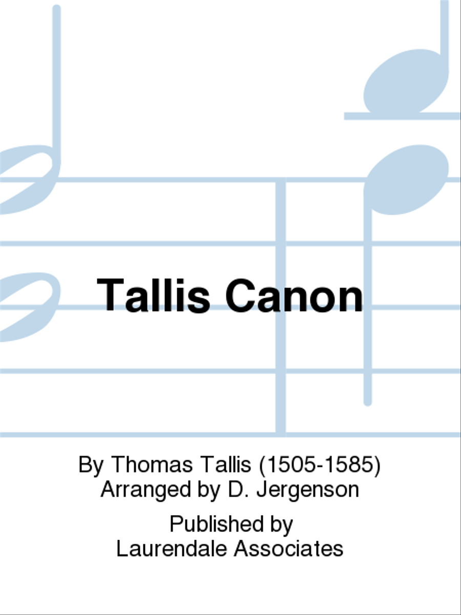 Tallis Canon 3-Octaves scores gallery preview page 1