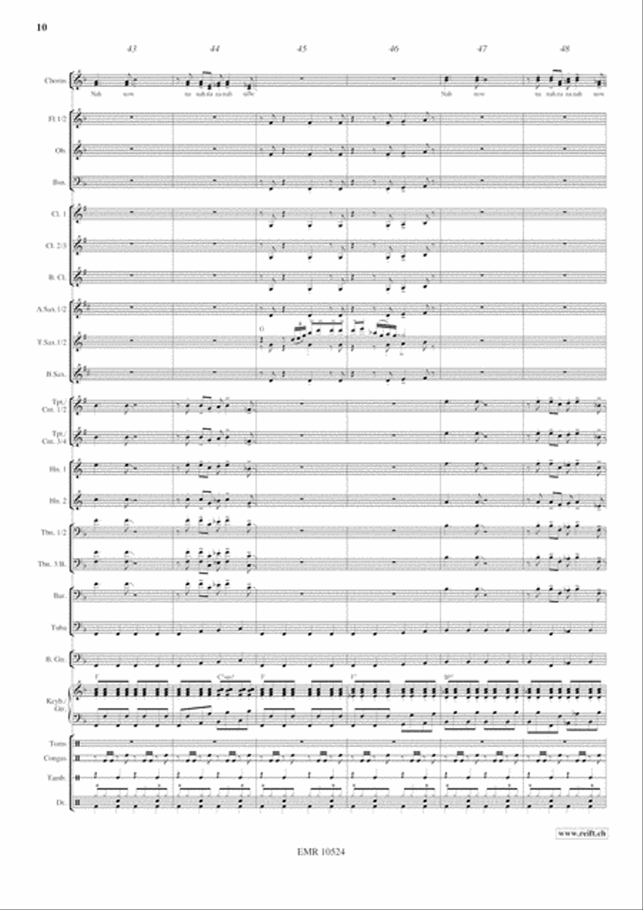 Disco Lady Disco Lady 4-Part scores gallery preview page 11