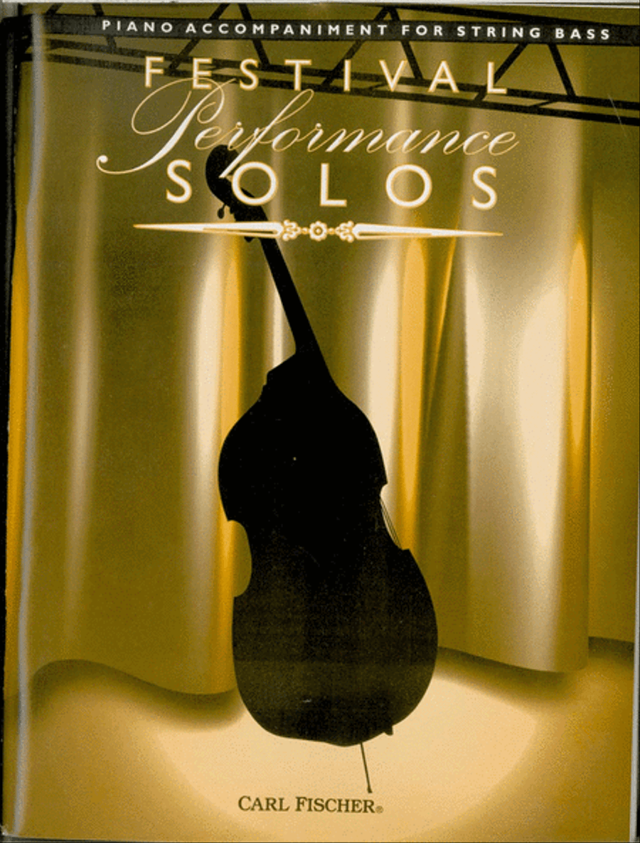 Festival Performance Solos - Bass Volume 1 (Piano Accompaniment) Piano Accompaniment scores gallery preview page 1
