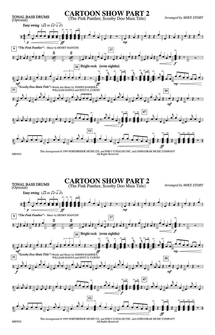Cartoon Show, Part 2: Tonal Bass Drum